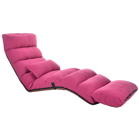 C1 Lazy Couch Tatami Foldable Single Recliner Bay Window Creative Leisure Floor Chair, Size:205x56x20cm, 205x56x20cm (Red), 205x56x20cm (Purple), 205x56x20cm (Lake Blue), 205x56x20cm (Khaki), 205x56x20cm (Green), 205x56x20cm (Dark Coffee)              ...
