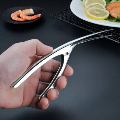 304 Stainless Steel Shrimp Shelling Tool Seafood Shell Remover Kitchen Gadgets, Seafood Shell Remover