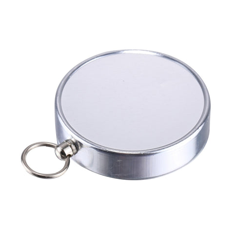 Outdoor Sports Camping Hiking Pointer Guider Aluminum Alloy Compass Hiker Navigation with Keychain, Random Color Delivery, G44-2