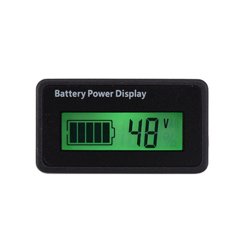 H5 12V-48V Lead-acid Battery Voltage Tester Percentage Voltmeter Gauge Lithium Battery Status Monitor, 12V-48V Blue Light, 12V-48V Green Light, 12V-48V White Light