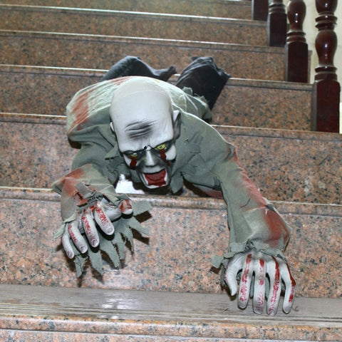 Halloween Party Essentials Skull Collection Crawling Zombie Ghost Skull, Ghost Skull