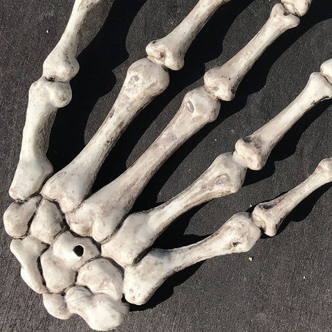 One Pair Halloween Skeleton Hands Haunted House Decoration Props, Size: 15.5 x 10cm, Skeleton Hands