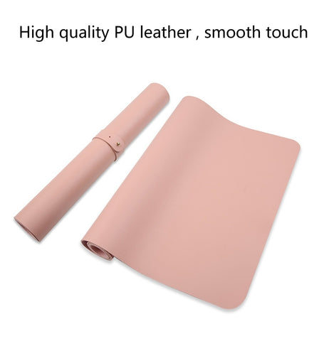 Multifunction Business PU Leather Mouse Pad Keyboard Pad Table Mat Computer Desk Mat, Size: 80 x 40cm, Size: 80 x 40cm(Green), Size: 80 x 40cm(Sapphire Blue), Size: 80 x 40cm(Baby Blue), Size: 80 x 40cm(Apricot), Size: 80 x 40cm(Black)                 ...