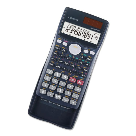 OSALO OS-991MS 10+2 Digits Double Line Display Multi-functional Student Function Scientific Calculator Solar Energy Dual Power Calculator, OS-991MS