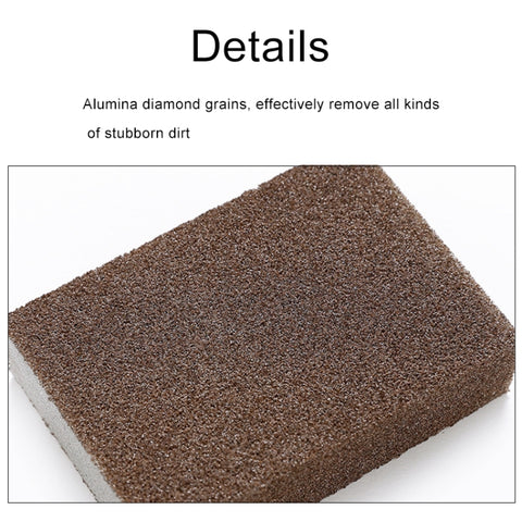 Kitchen Emery Clean Rub Pot Rust Focal Stains Sponge Removing Tool, 10x7x2.5cm