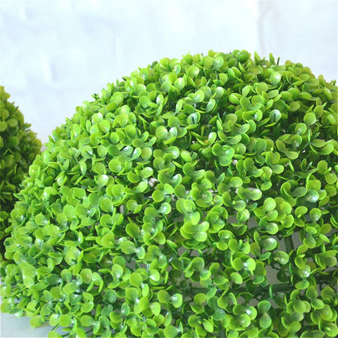 Artificial Aglaia Odorata Plant Ball Topiary Wedding Event Home Outdoor Decoration Hanging Ornament, Diameter: 6.7 inch, 6.7 inch