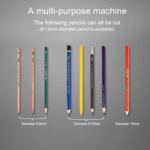 Office School Stationery Battery Operated Dual Slots Electric Colored Pencil Sharpener, Random Color Delivery, Dual Slots Electric Sharpener