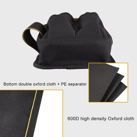 Professional Oxford Cloth Electrician Belt Pouch Convenient Tool Bag, WH008 Black