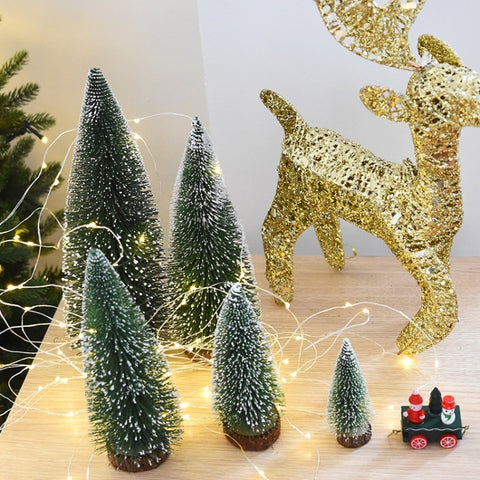 10cm Christmas Decoration Desktop Artificial Christmas Tree, 10 x 4cm