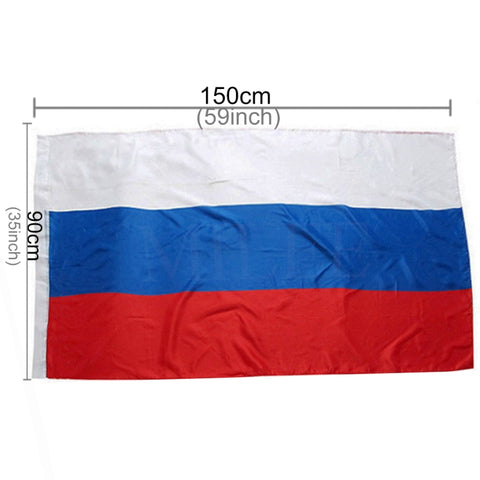 Polyester Material Russian Flag, Size: 150*90cm, Russian Flag