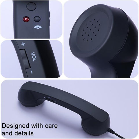 Type-C Plug Mic Retro Telephone Anti-radiation Cell Phone Handset Receiver, Type-C