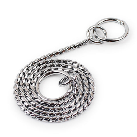 35cm Pet P Chain Pet Collars Pet Neck Strap Dog Neckband Snake Chain Dog Chain  Solid  Metal Chain Dog Collar, 35cm x 2mm