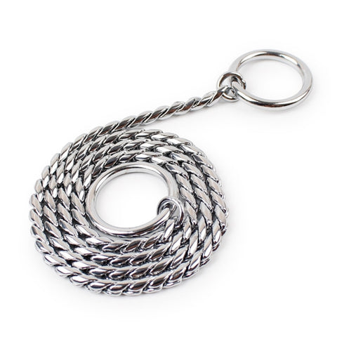 55cm  Pet P Chain Pet Collars Pet Neck Strap Dog Neckband Snake Chain Dog Chain Dog Collar, 55cm