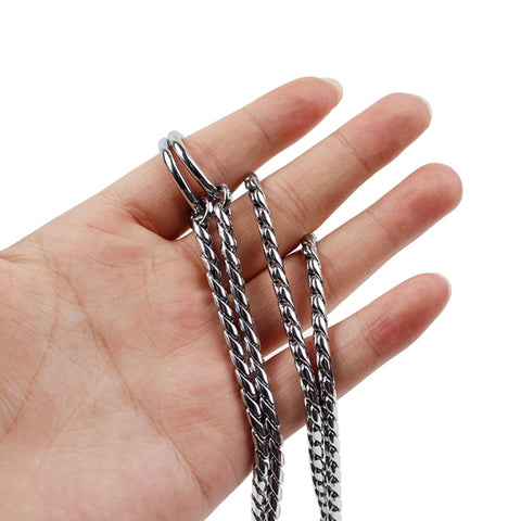 55cm  Pet P Chain Pet Collars Pet Neck Strap Dog Neckband Snake Chain Dog Chain Dog Collar, 55cm