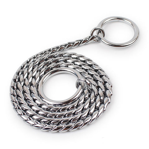 60cm Pet P Chain Pet Collars Pet Neck Strap Dog Neckband Snake Chain Dog Chain Dog Collar, 60cm