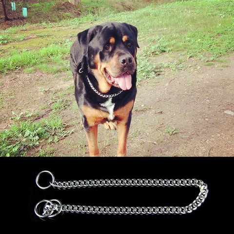 60cm Pet P Chain Pet Collars Pet Neck Strap Dog Neckband Snake Chain Dog Chain Dog Collar, 60cm