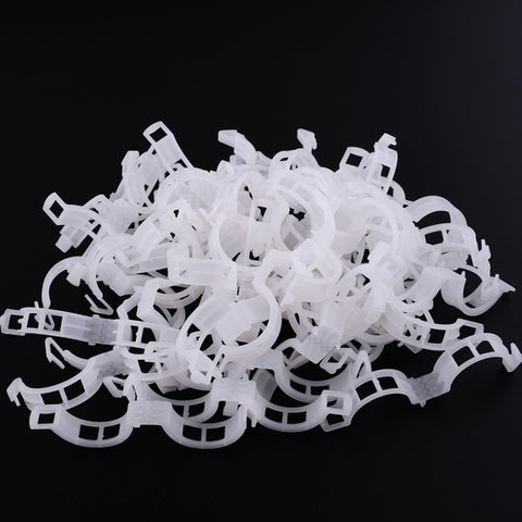 500 PCS 25mm Plastic Fixed Tie Clip Hanging Crane Folder Vines Plant Fixed Clip, 500 PCS