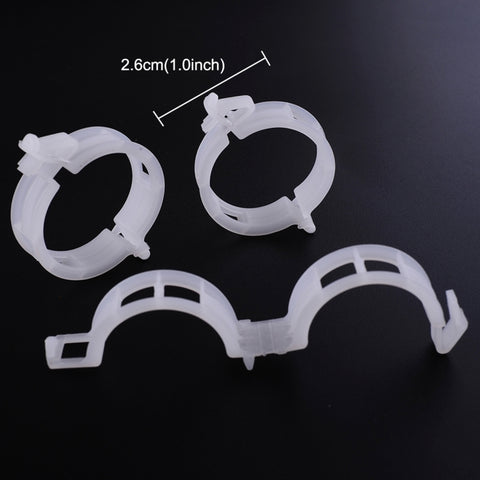 500 PCS 25mm Plastic Fixed Tie Clip Hanging Crane Folder Vines Plant Fixed Clip, 500 PCS