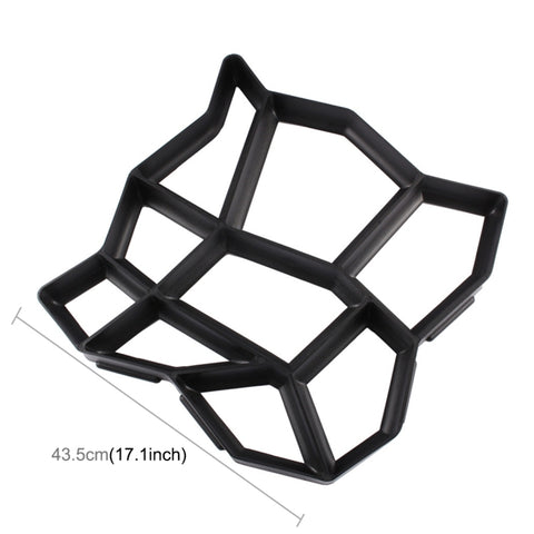 Manual Cement Concrete Road Mold Plastic Mold DIY Garden Pavement Mold, Garden Pavement Mold