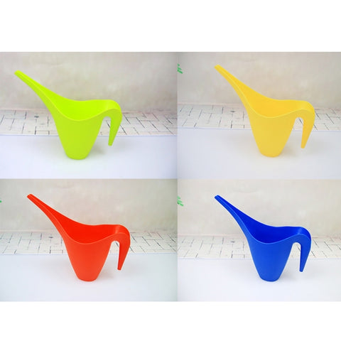 Long Mouth Watering Pot Plastic Sprinkler Pouring Pots,Capacity: 1.0L,Random Color Delivery, Capacity: 1.0L