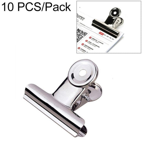 10pcs 50mm Silver Metal Stainless Steel Round Clip Notes Letter Paper Clip Office Bind Clip, 10PCS / 50mm