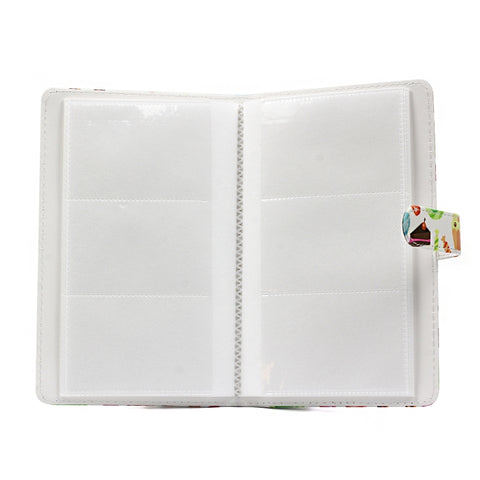 Dessert Pattern 3 inch DIY PU Mini Creativity Insert Type 32 Pages Exquisite Photo Album for Polaroid, Dessert