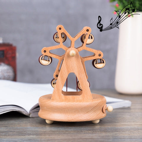 Home Decor Originality  Wooden Musical  Boxes, Castle Shape, Jiangnan Ancient House Shape, Christmas Tree Shape, Christian Auditorium Shape, Ferris Wheel Shape, Clock Tower Shape, Baby Bed Shape, Train Shape, Pagoda Shape, Round Ferris Wheel Shape     ...