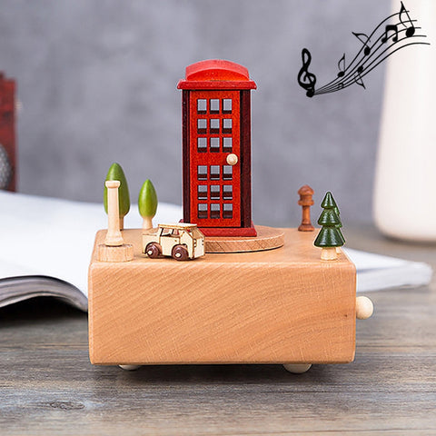 Home Decor Originality  Wooden Musical  Boxes, Castle Shape, Jiangnan Ancient House Shape, Christmas Tree Shape, Christian Auditorium Shape, Ferris Wheel Shape, Clock Tower Shape, Baby Bed Shape, Train Shape, Pagoda Shape, Round Ferris Wheel Shape     ...