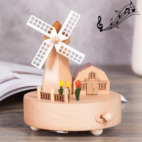 Home Decor Originality  Wooden Musical  Boxes, Castle Shape, Jiangnan Ancient House Shape, Christmas Tree Shape, Christian Auditorium Shape, Ferris Wheel Shape, Clock Tower Shape, Baby Bed Shape, Train Shape, Pagoda Shape, Round Ferris Wheel Shape     ...