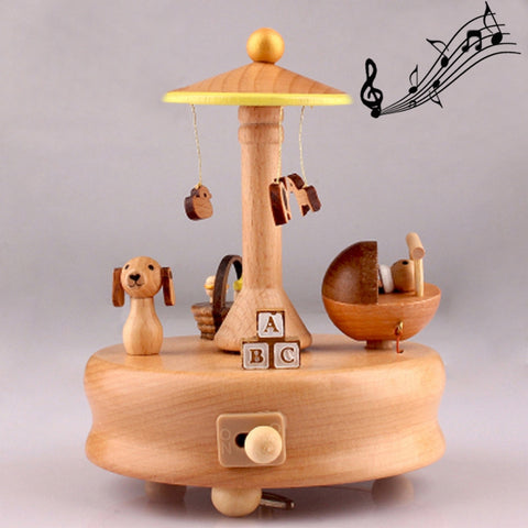 Home Decor Originality  Wooden Musical  Boxes, Castle Shape, Jiangnan Ancient House Shape, Christmas Tree Shape, Christian Auditorium Shape, Ferris Wheel Shape, Clock Tower Shape, Baby Bed Shape, Train Shape, Pagoda Shape, Round Ferris Wheel Shape     ...