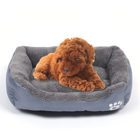 Candy Color Four Seasons Genuine Warm Pet Dog Kennel Mat Teddy Dog Mat, Size: S, 43×32×10cm, Size: S