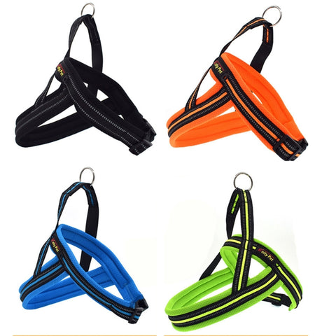 Pet Dogs A7 Reflective Polyester Chest Harness Lead Leash Traction Big Dogs Safety Chain Rope Collar, Size: L, 2.5*68*84cm, Size: L, 2.5*68*84cm