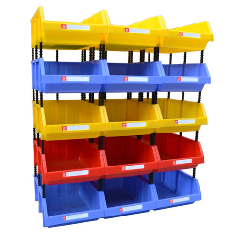 Thickened Oblique Plastic Box Combined Parts Box Material Box, Random Color Delivery, Size: 35cm x 20cm x 15cm, 35cm x 20cm x 15cm