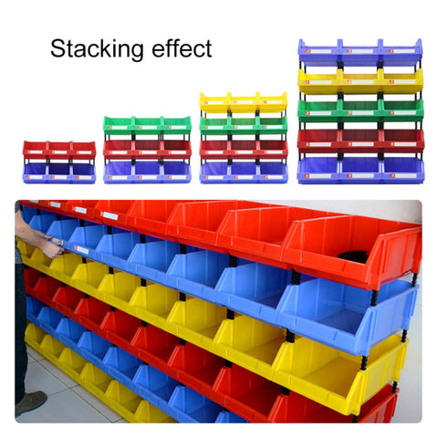 Thickened Oblique Plastic Box Combined Parts Box Material Box, Random Color Delivery, Size: 35cm x 20cm x 15cm, 35cm x 20cm x 15cm