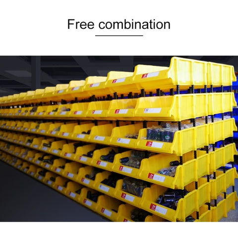 Thickened Oblique Plastic Box Combined Parts Box Material Box, Random Color Delivery, Size: 47cm x 30cm x 18cm, 47cm x 30cm x 18cm