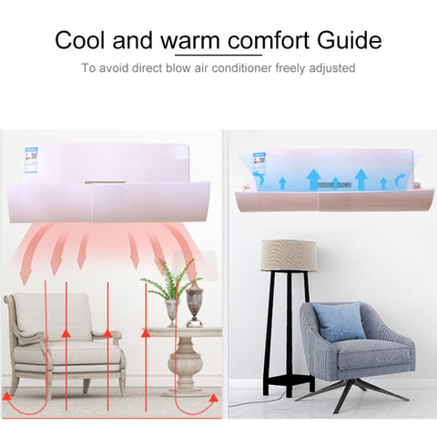 Air Conditioning Wind Deflector Shroud Bedroom Wall-Mounted Baby Universal Anti-Straight Blowing Air Conditioning Windshield, Air Conditioning Wind Deflector