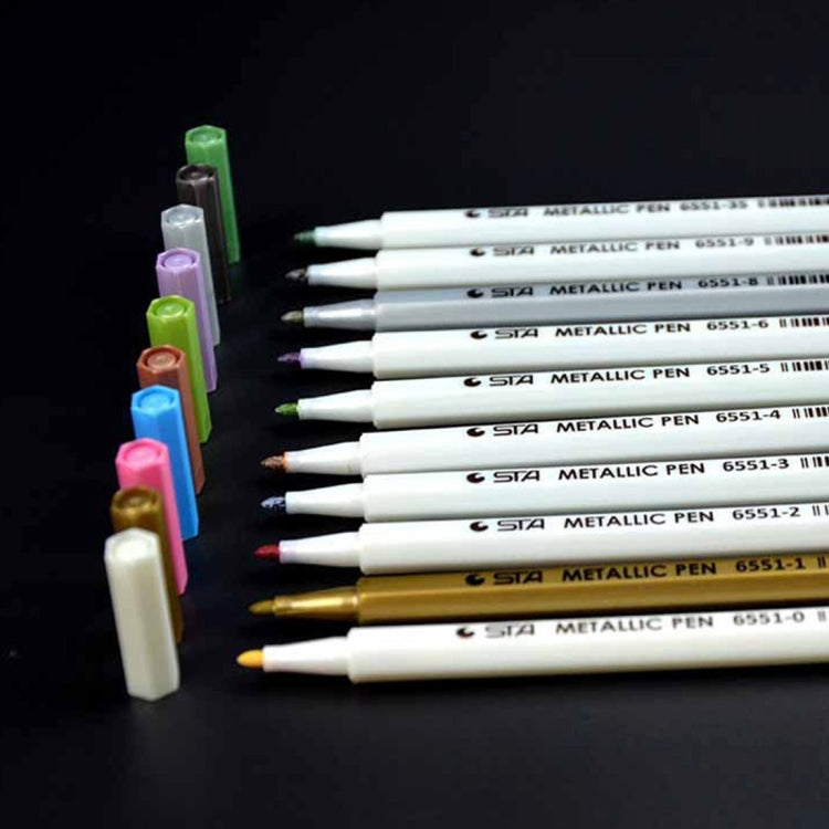 10 in 1 Creative Stationery Water Chalk Pen Watercolor Pens Scrapbooking Photo Album Metallic Art Marker Pens Gel Pen School Office Stationery