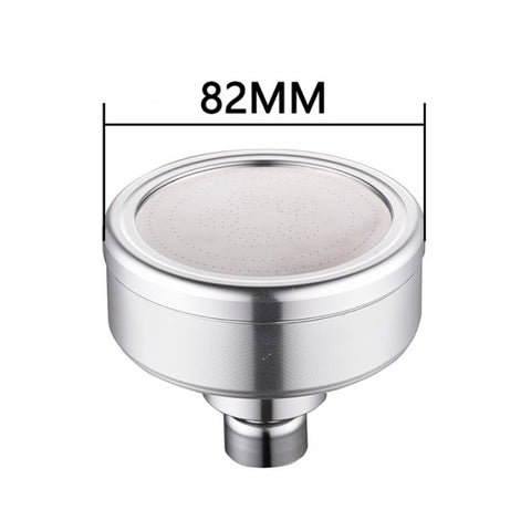 Removable and Washable Space Aluminum Plated Round Pressurized Top Spray Shower Head, Size: 82mm, Pattern A