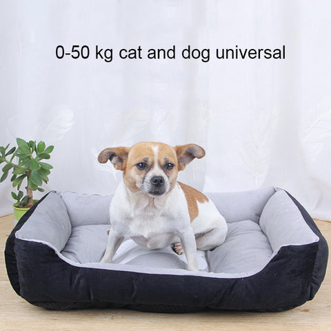 Dog Bone Pattern Big Soft Warm Kennel Pet Dog Cat Mat Blanket, Size: XL, 90×70×15cm, Size: XL