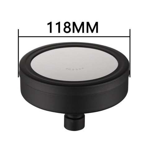 Removable and Washable 304 Stainless Steel Round Pressurized Top Spray Shower Head, Size: 118mm, Pattern H