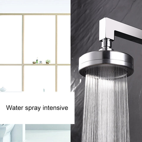 Removable and Washable 304 Stainless Steel Round Pressurized Handheld Shower Head, Size: 117mm, Pattern E