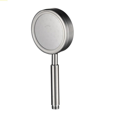 Removable and Washable 304 Stainless Steel Round Pressurized Handheld Shower Head, Size: 117mm, Pattern E