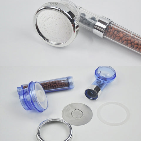 PC Negative Ions Shower Head, Size: Large, Interface:  2cm, Size: Large,(Orange), Size: Large,(Blue), Size: Large(Transparent)