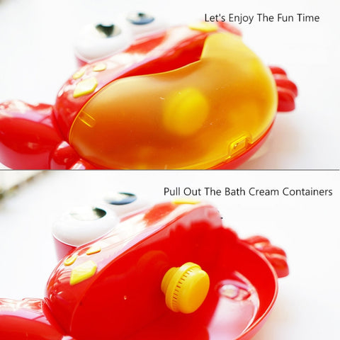 Bubble Crab Baby Bath Toy with 12 Songs, Bubble Crab