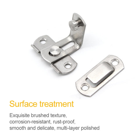 2 PCS Security Door Stainless Steel 90 Degree Right Angle Door Buckle Corner Insert, Door Buckle Corner Insert