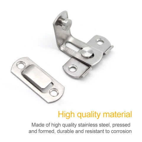 2 PCS Security Door Stainless Steel 90 Degree Right Angle Door Buckle Corner Insert, Door Buckle Corner Insert