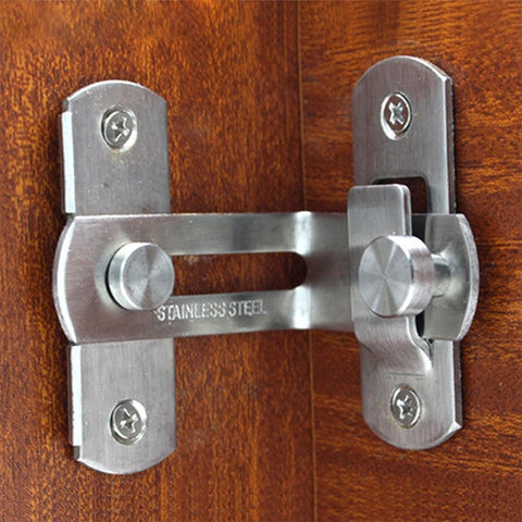 2 PCS Security Door Stainless Steel 90 Degree Right Angle Door Buckle Corner Insert, Door Buckle Corner Insert