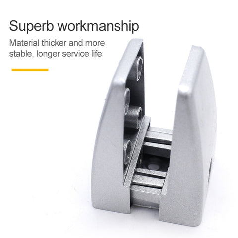 2 PCS Space Aluminum Alloy Desk Screen Clamps Screen Baffle
