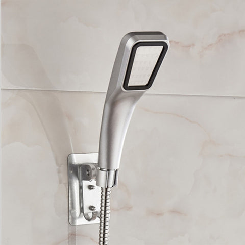 Space Aluminium Showerhead Holder Traceless Adjustable Bath Shower Bracket, Shower Bracket
