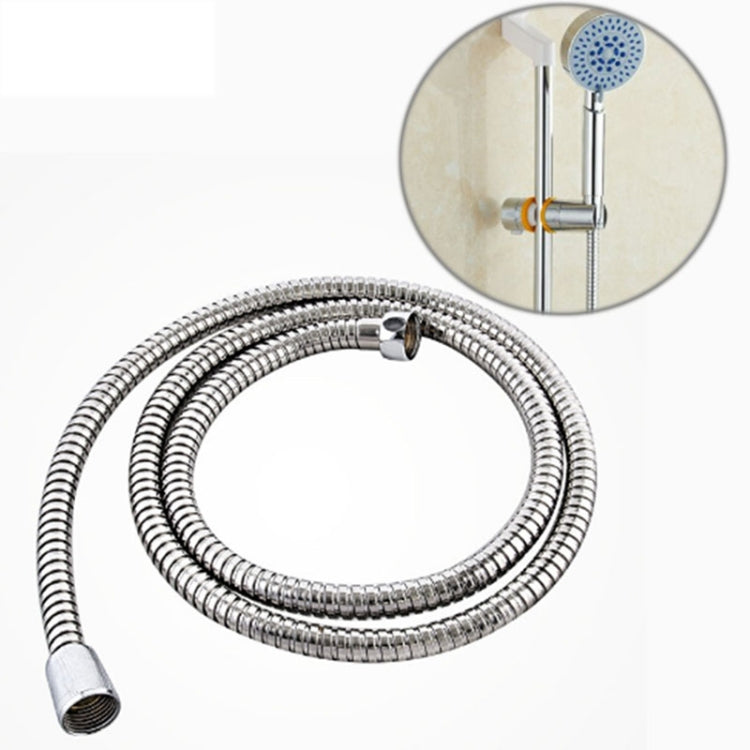 3m Flexible Stainless Steel Showerhead Hose Pipe Double Interlock Copper Interface Anti Burst Bath Water Pipe, 3m (Double Interlock)